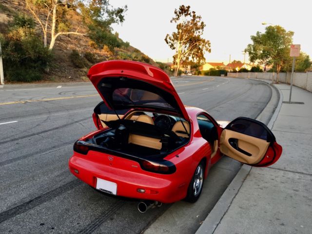 1993 Red Mazda RX-7 Coupe
