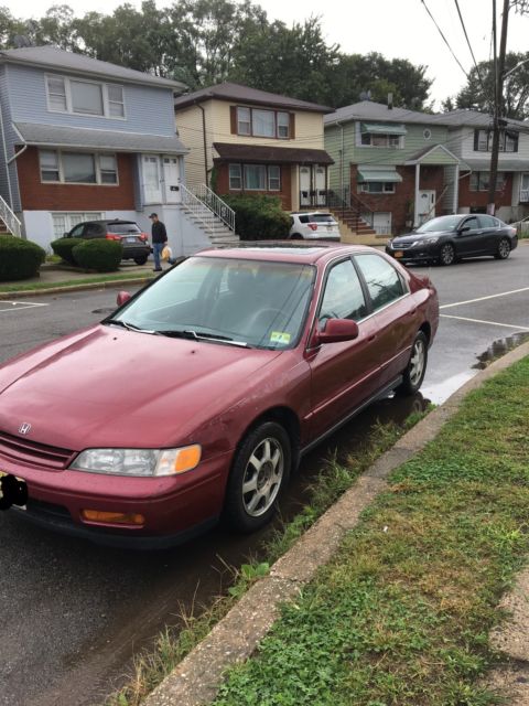 1994 Burgundy Honda Accord Sedan