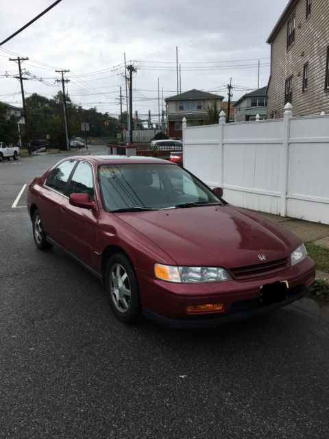 1994 Burgundy Honda Accord Sedan