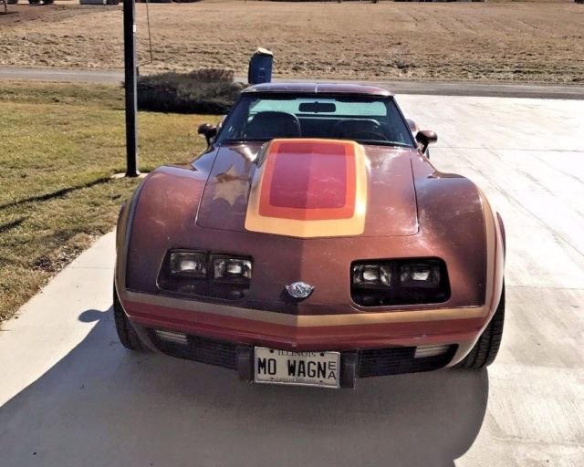 1978 Chocolate/Yellow/Crimson/Orange Chevrolet Corvette 2 Door Coupe