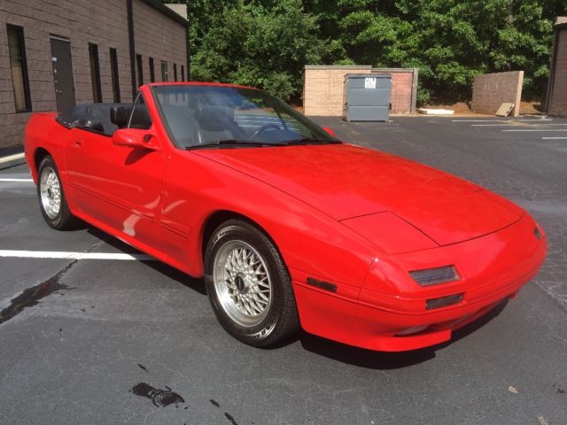 1991 Red Mazda RX-7 Convertible