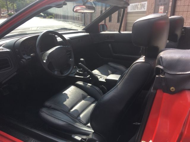 1991 Red Mazda RX-7 Convertible