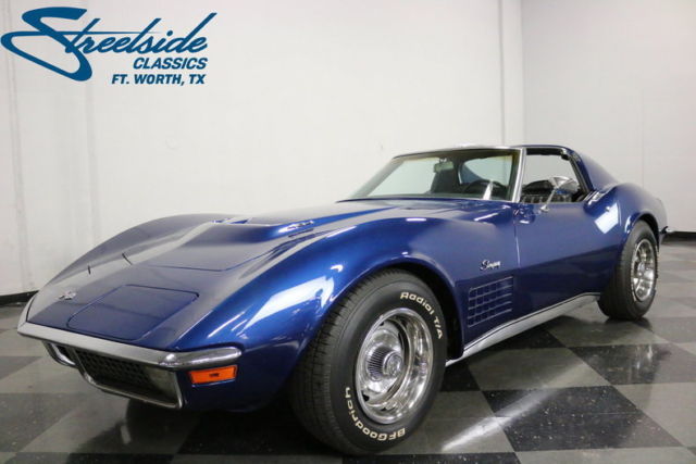 1971 Blue Chevrolet Corvette Coupe