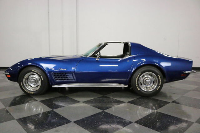 1971 Blue Chevrolet Corvette Coupe