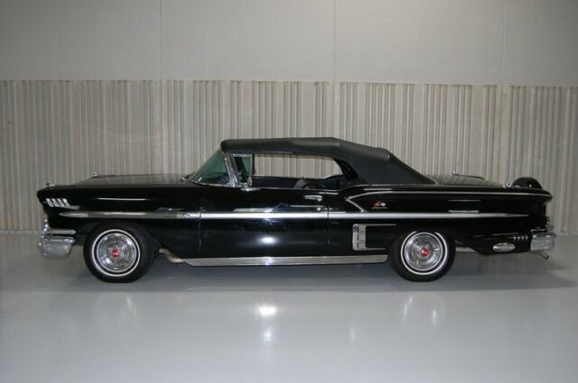 1958 Black Chevrolet Impala Convertible Convertible
