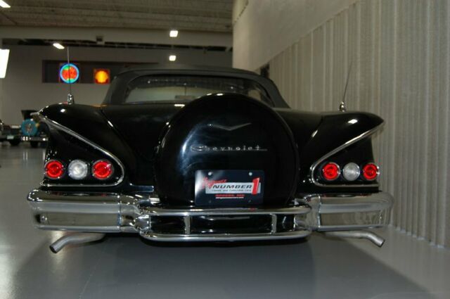 1958 Black Chevrolet Impala Convertible Convertible