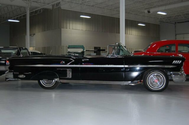 1958 Black Chevrolet Impala Convertible Convertible