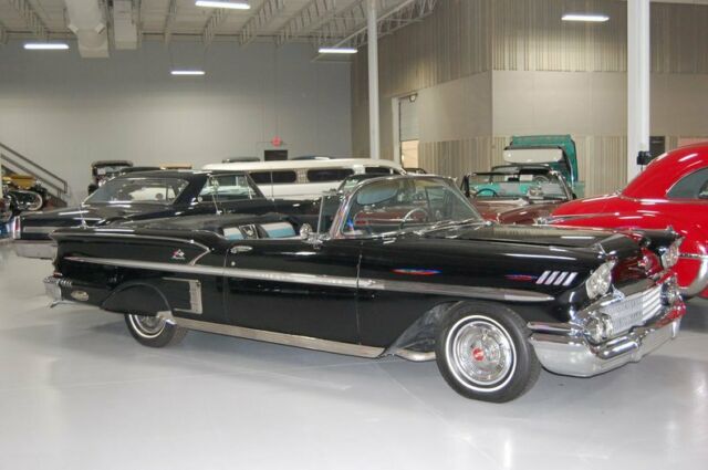 1958 Black Chevrolet Impala Convertible Convertible