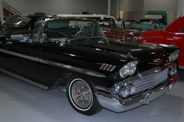 1958 Black Chevrolet Impala Convertible Convertible