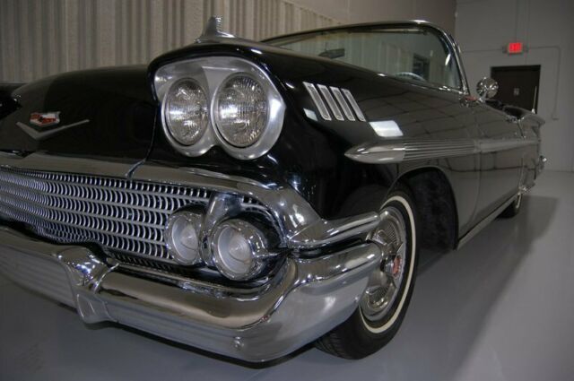 1958 Black Chevrolet Impala Convertible Convertible