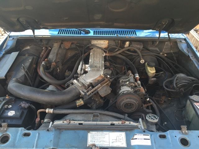 1987 LIGHT BLUE / CREAM Ford Bronco II