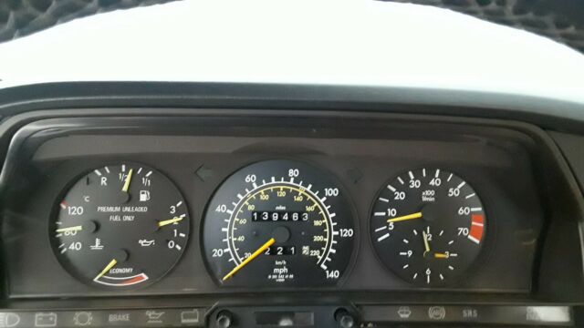 1990 Blue Mercedes-Benz 190-Series