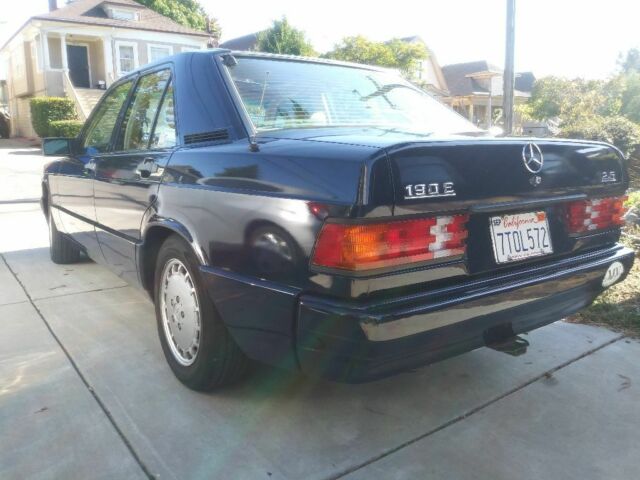 1990 Blue Mercedes-Benz 190-Series