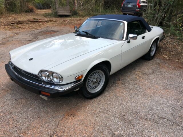 1989 White Jaguar XJS Convertible