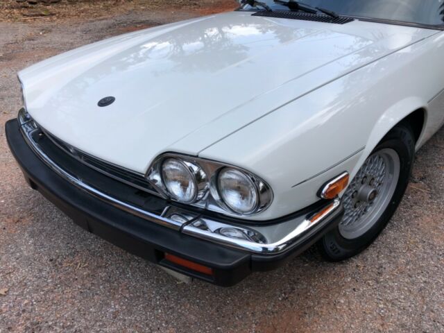 1989 White Jaguar XJS Convertible