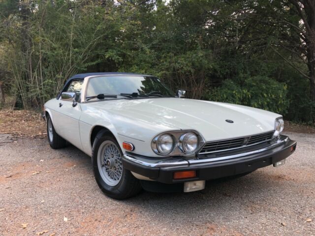 1989 White Jaguar XJS Convertible