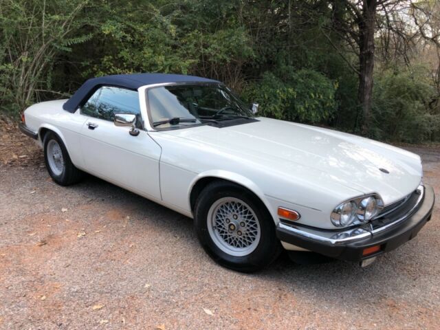 1989 White Jaguar XJS Convertible