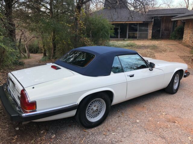 1989 White Jaguar XJS Convertible