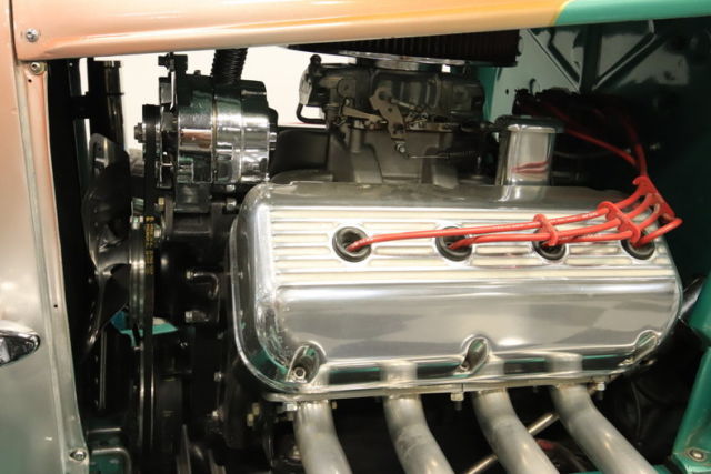 1932 Green Ford Highboy Roadster Coupe