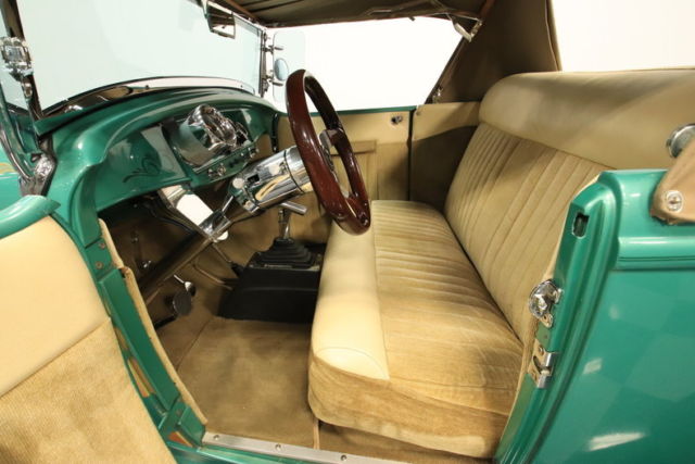 1932 Green Ford Highboy Roadster Coupe