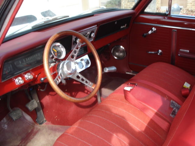 1966 White Chevrolet Nova Coupe