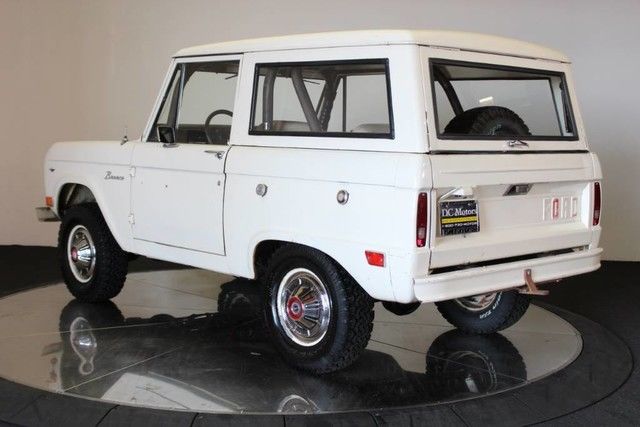 1968 White Ford Bronco