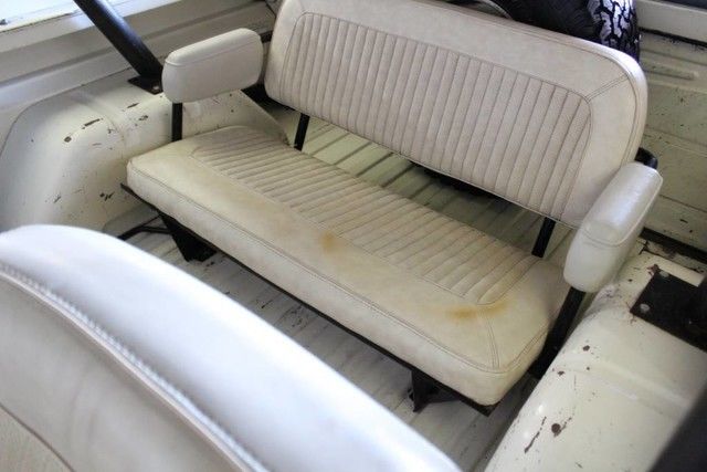 1968 White Ford Bronco