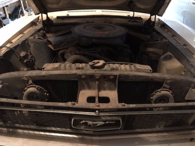 1968 White Ford Mustang Coupe
