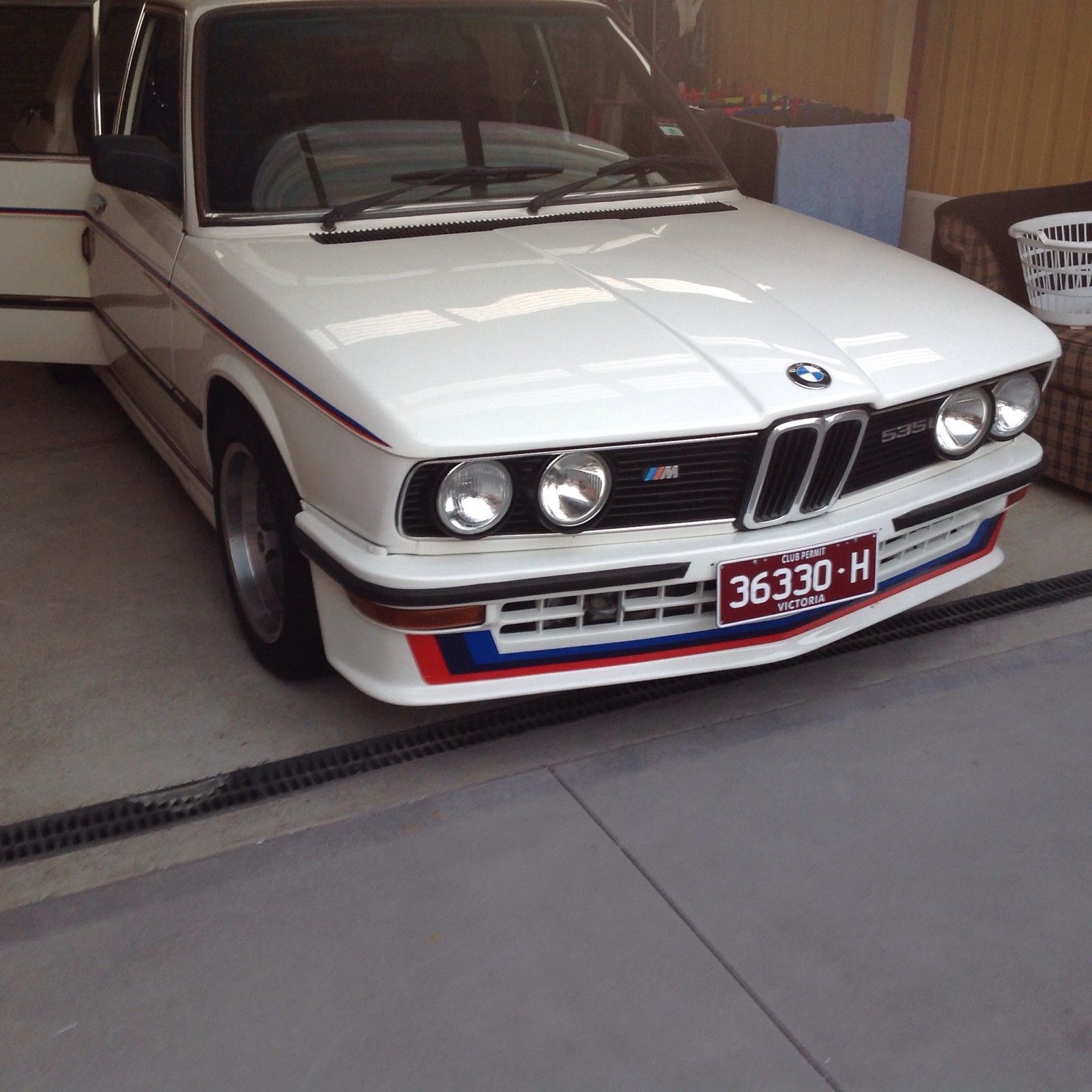 1980 White BMW M5 Sedan
