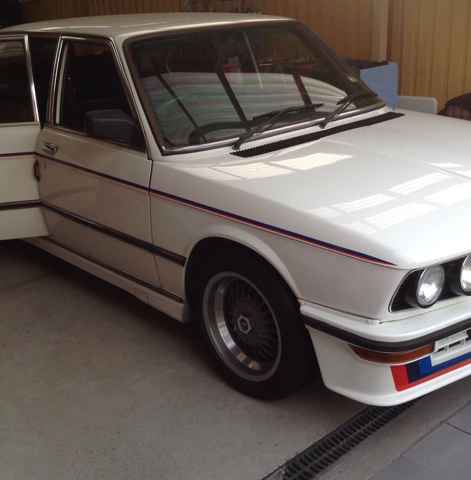 1980 White BMW M5 Sedan