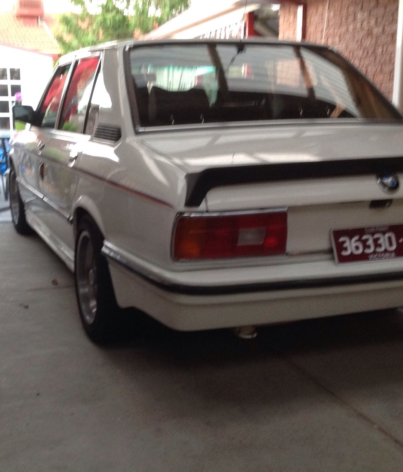1980 White BMW M5 Sedan