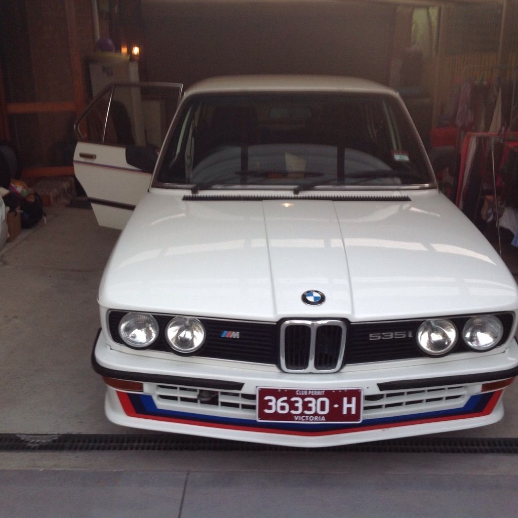 1980 White BMW M5 Sedan