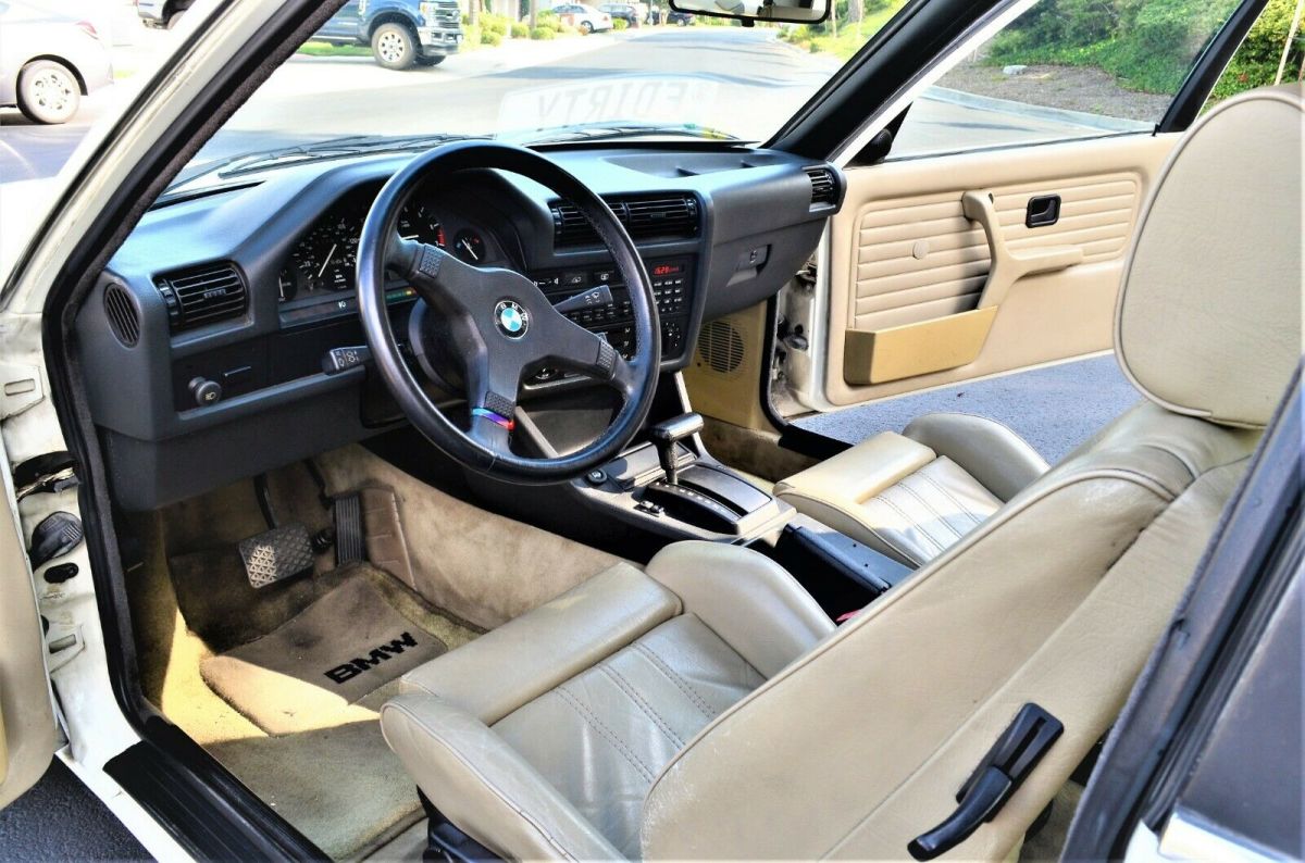 1987 White BMW 3-Series Coupe
