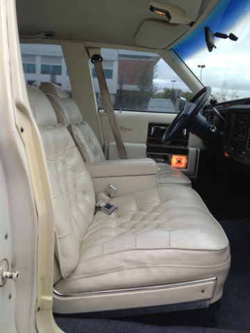 1992 White Cadillac Brougham