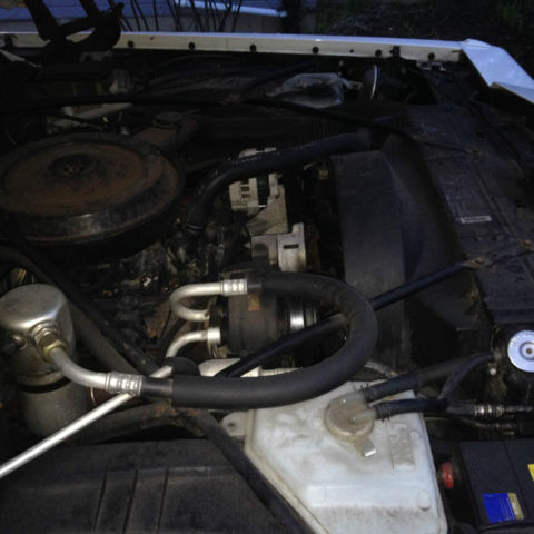 1992 White Cadillac Brougham