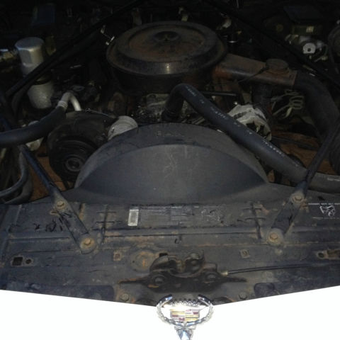 1992 White Cadillac Brougham