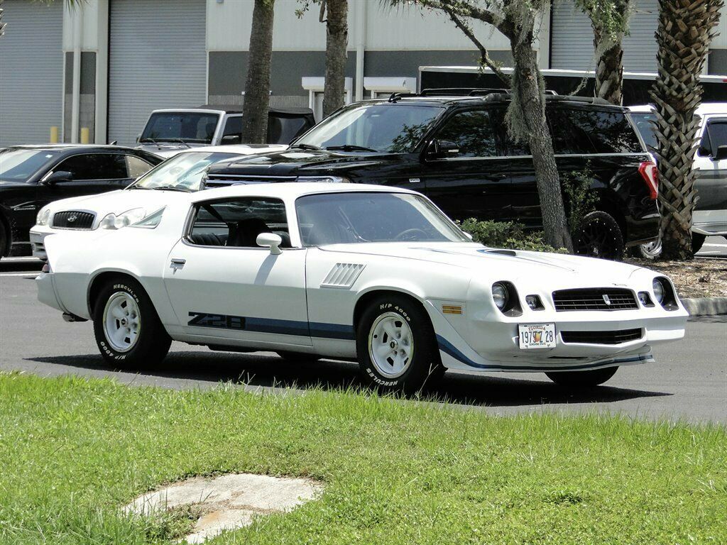 1979 White Chevrolet Camaro 2d : 2 Door Hard TOP