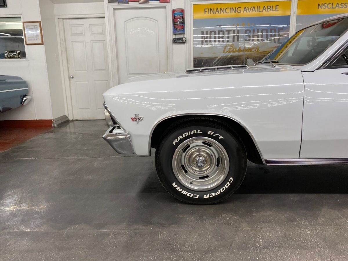 1966 White Chevrolet Chevelle Coupe