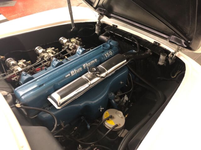 1954 White Chevrolet Corvette Convertible