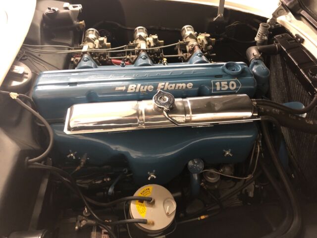 1954 White Chevrolet Corvette Convertible