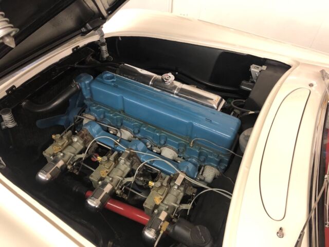 1954 White Chevrolet Corvette Convertible