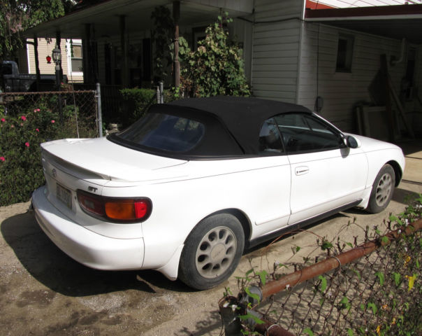 1993 White Toyota Celica Convertible
