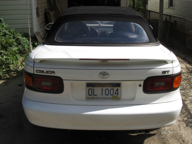 1993 White Toyota Celica Convertible