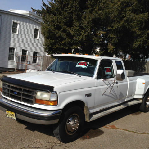 1993 White Ford F-350 Extended Cab Pickup