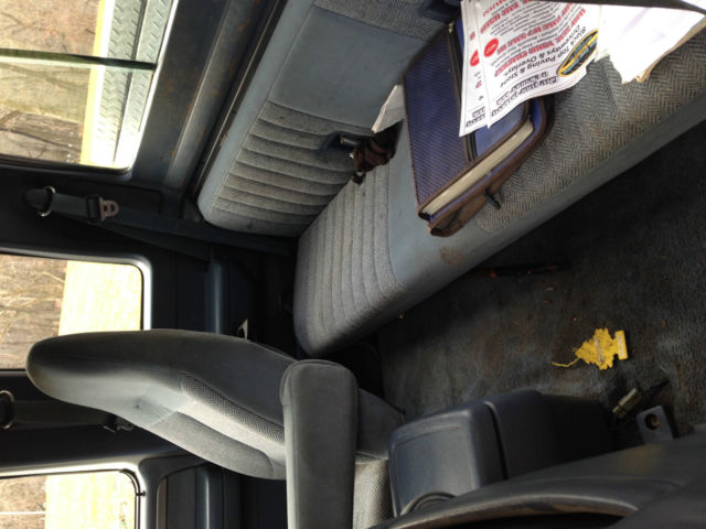 1993 White Ford F-350 Extended Cab Pickup