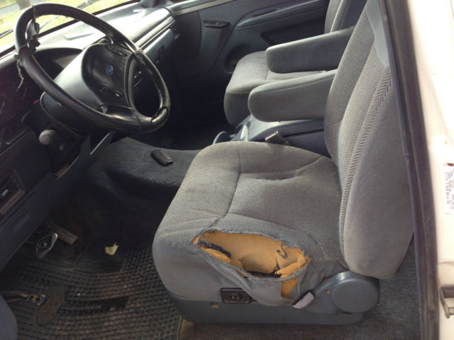 1993 White Ford F-350 Extended Cab Pickup