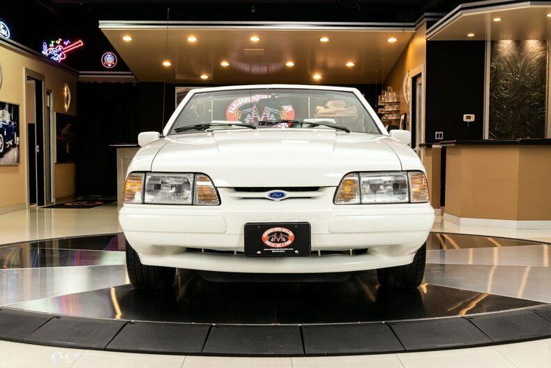 1993 White Ford Mustang Convertible