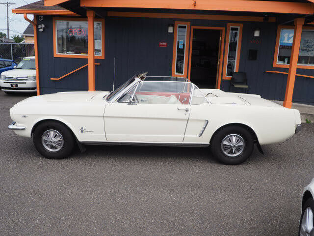 1965 White Ford Mustang 2 Dr