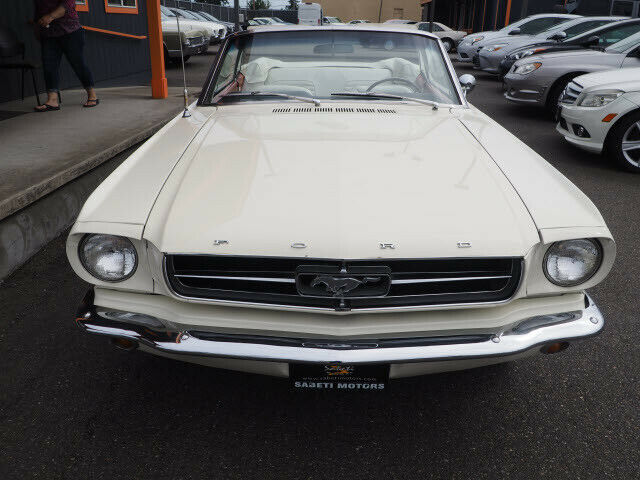 1965 White Ford Mustang 2 Dr
