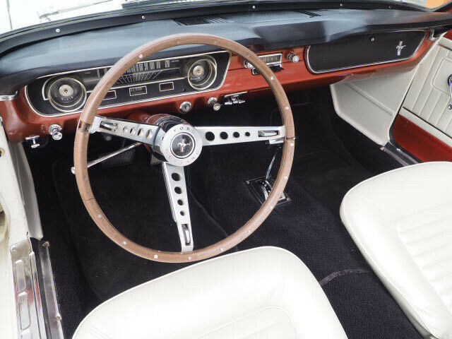 1965 White Ford Mustang 2 Dr